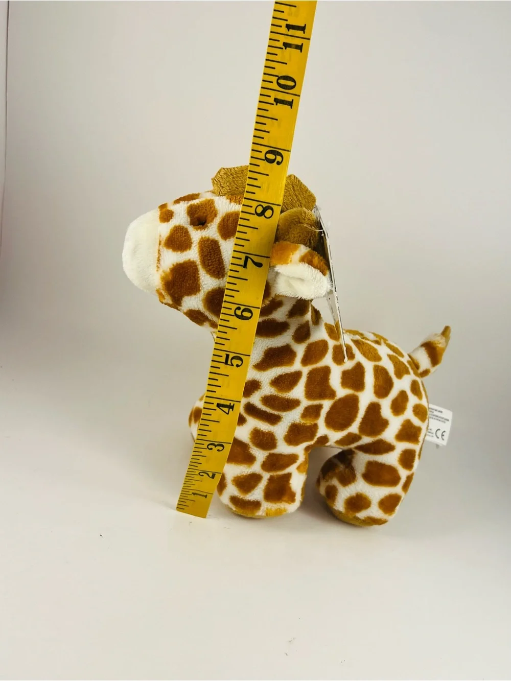 Kellytoy Wags And Purrs Plush Giraffe 8” Squeeky Dog Toy NWT